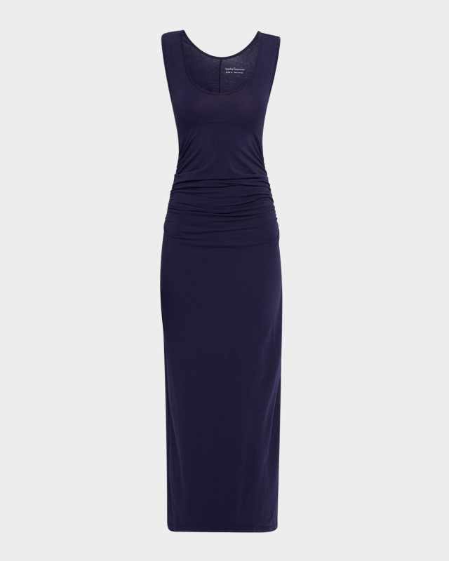 Ruched Maxi Tank Dress